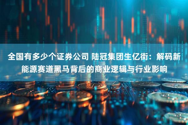 全国有多少个证券公司 陆冠集团生亿街：解码新能源赛道黑马背后的商业逻辑与行业影响